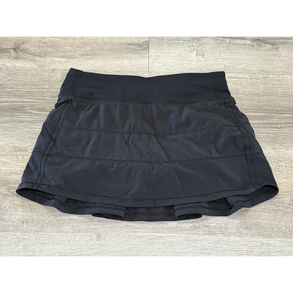 Lululemon Pace Rival Mid-Rise Skirt Black Size 4 Running Tennis Skort - Picture 2 of 7